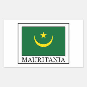Sticker Rectangulaire Mauritanie