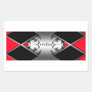 Sticker Rectangulaire mba