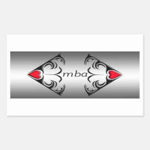 Sticker Rectangulaire mba