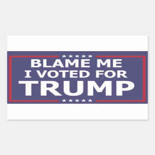 Sticker Rectangulaire Me blâmer