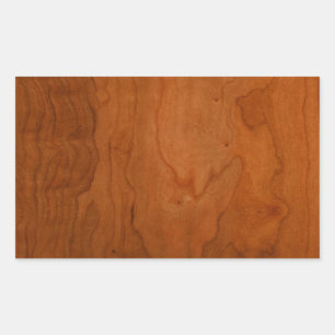 Sticker Rectangulaire Med Wood Grain
