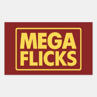 STICKER RECTANGULAIRE MEGA FLICKS