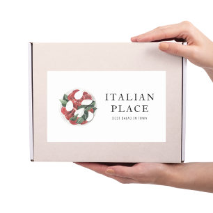 Sticker Rectangulaire Meilleure Salade Moderne En Town Professionnel