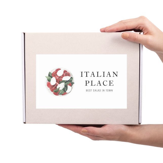 Sticker Rectangulaire Meilleure Salade Moderne En Town Professionnel (Créateur téléchargé)