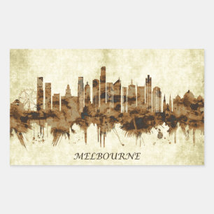 Sticker Rectangulaire Melbourne Australia