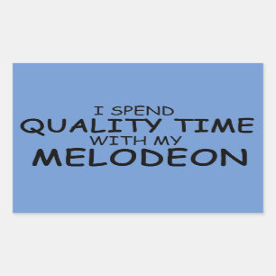 Sticker rectangulaire Melodeon Time Quality