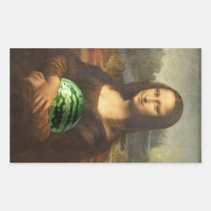 Sticker Rectangulaire Melona Lisa