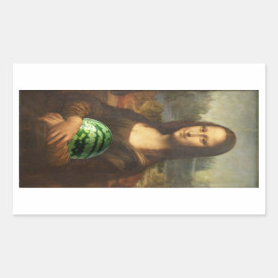 Sticker Rectangulaire Melona Lisa