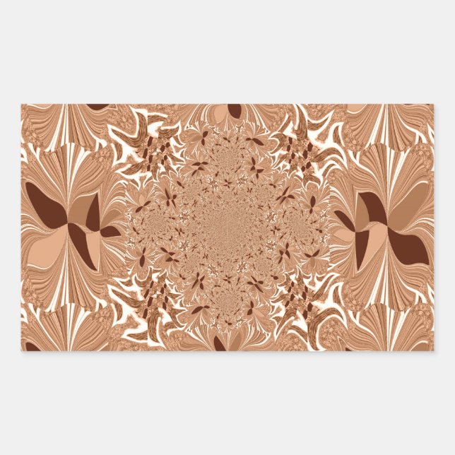 Sticker Rectangulaire Mes couleurs de café du matin (Devant)