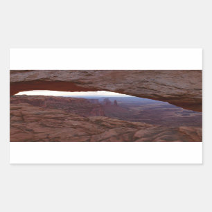Sticker Rectangulaire Mesa Arch I du Parc national des Canyonlands