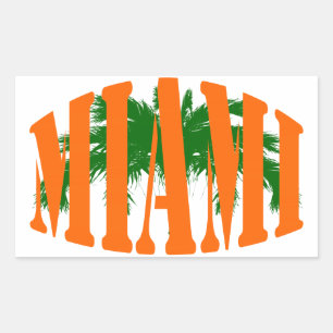 Sticker Rectangulaire Miami