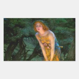 Sticker Rectangulaire Midété Eve Edward Robert Hughes