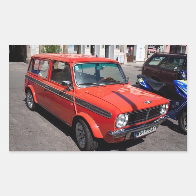 Sticker Rectangulaire Mini Cooper Clubman (Devant)