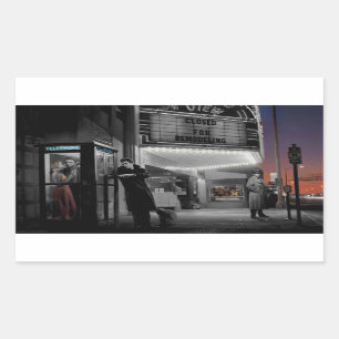 Sticker Rectangulaire Minuit