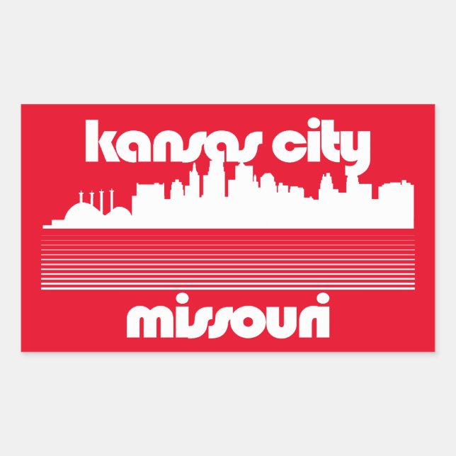 Sticker Rectangulaire Missouri (Devant)