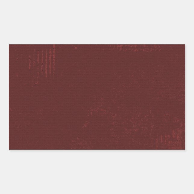 STICKER RECTANGULAIRE MODÈLE DE TEXTURE BURGUNDY ROUGE MAROON PROFOND SO (Devant)