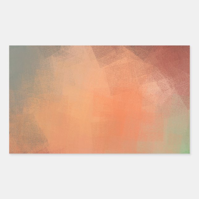 Sticker Rectangulaire Modèle élégant vierge moderne d'art abstrait perso (Devant)