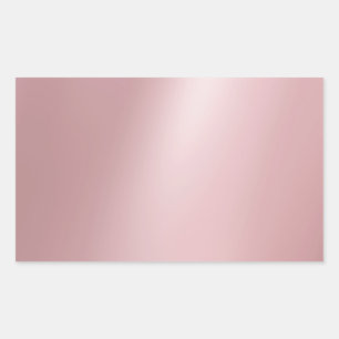 Sticker Rectangulaire Modèle Moderne Vierge Élégant Tendance Rose Gold