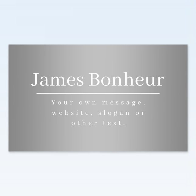 Sticker Rectangulaire Modèle promotionnel modifiable pour les entreprise (Créateur téléchargé)