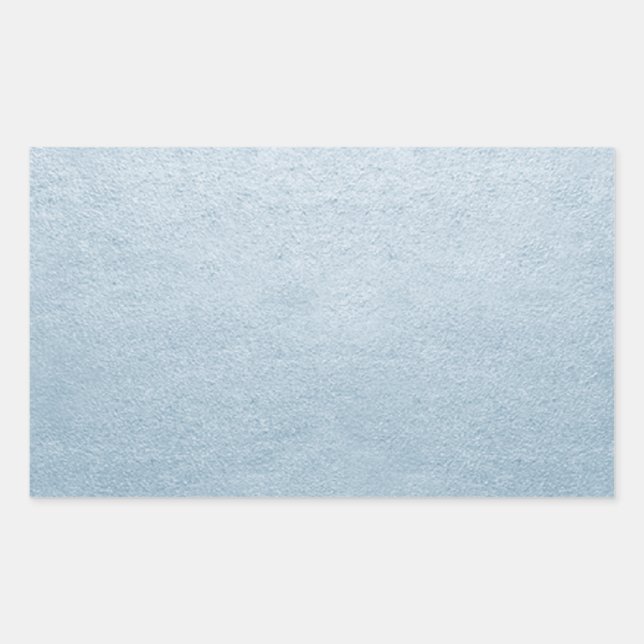 Sticker Rectangulaire Modèle vierge bleu clair brillant ajouter tout tex (Devant)