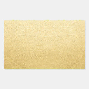 Sticker Rectangulaire Modèle vierge or brillant Ajouter tout texte ou lo