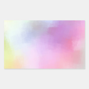 Sticker Rectangulaire Moderne Modèle Coloré Abstrait Vierge