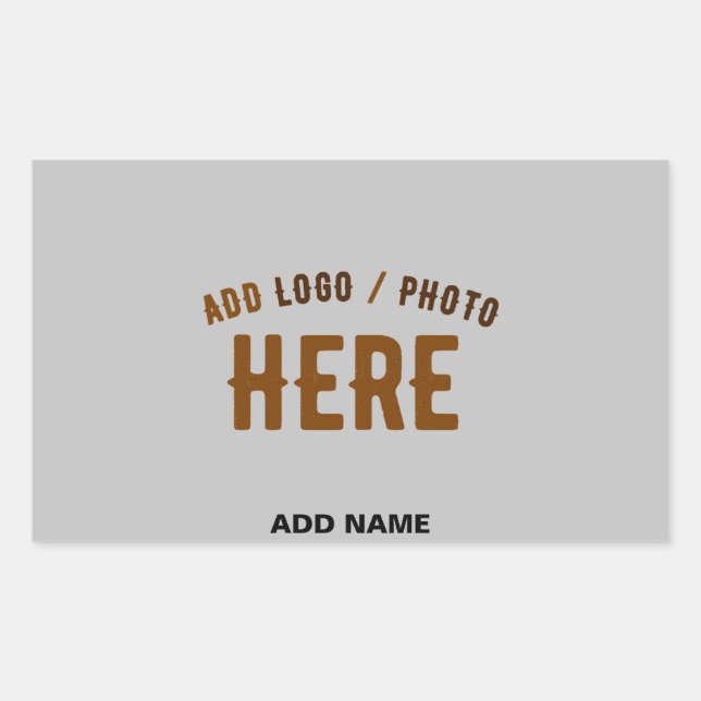 STICKER RECTANGULAIRE MODERNE MODERNE ASH PERSONNALISABLE VÉRIFIÉ (Devant)