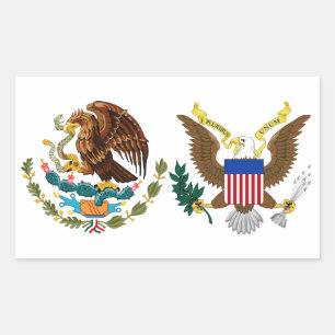 Sticker Rectangulaire Mois du patrimoine hispanique national - Aigles