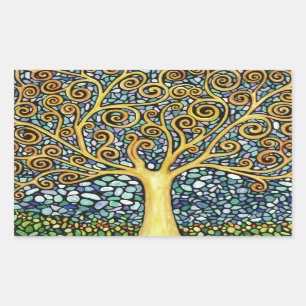 Sticker Rectangulaire Mon arbre de la vie