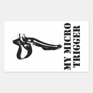 Sticker Rectangulaire Mon micro-déclencheur