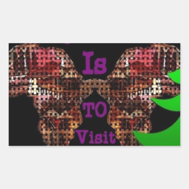 Sticker Rectangulaire Mon souhait (Devant)