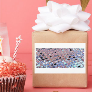 Sticker Rectangulaire Monde Disco Ball Mirco super