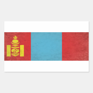 Sticker Rectangulaire Mongolie