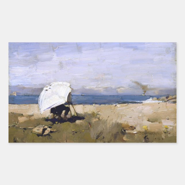 Sticker Rectangulaire Monsieur James Guthrie - dur à lui (Devant)