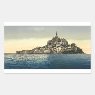 Sticker Rectangulaire Mont Saint Michel II, Normandie, France