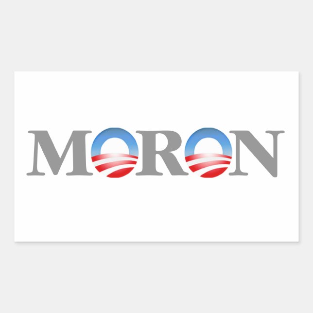 Sticker Rectangulaire Moron (Devant)