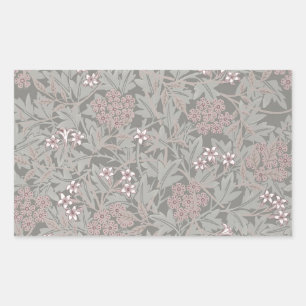 Sticker Rectangulaire Motif de fleur de jasmin de William Morris