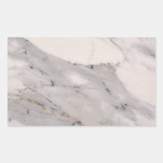 Sticker Rectangulaire Motif moderne en marbre noir gris rose (Devant)