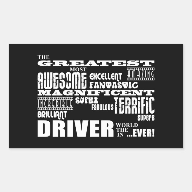 Sticker Rectangulaire Moto Sports Racing Pilotes plus grand monde (Devant)