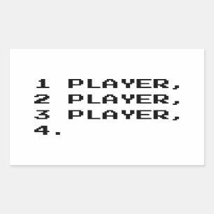 STICKER RECTANGULAIRE MULTIJOUEUR