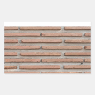 Sticker Rectangulaire Mur en brique