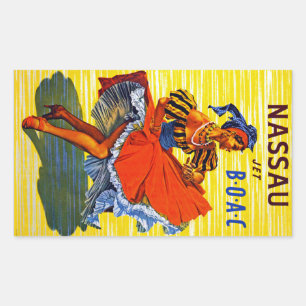 Sticker Rectangulaire Nassau Jet