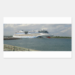 Sticker Rectangulaire Navire souriant