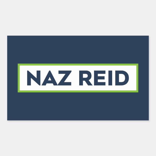 Sticker Rectangulaire Naz Reid - Minnesota Basketball (Devant)