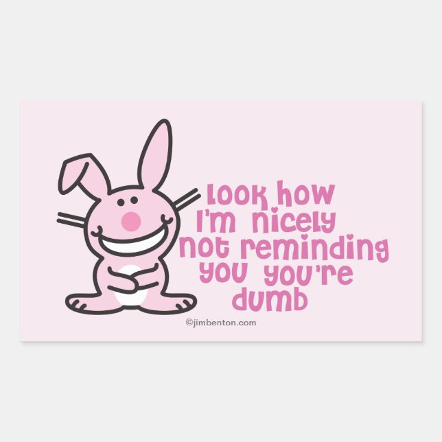 Sticker Rectangulaire Ne pas vous rappeler (Devant)