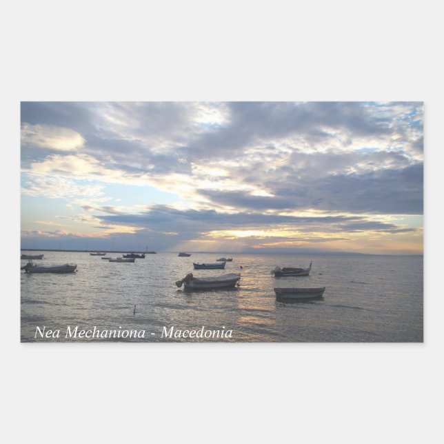 Sticker Rectangulaire Nea Mechaniona (Devant)