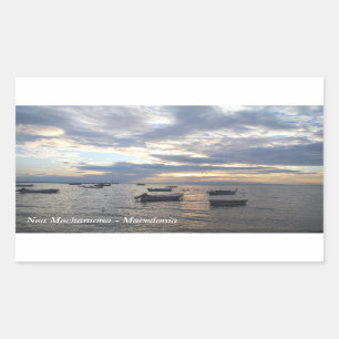 Sticker Rectangulaire Nea Mechaniona - Macédoine