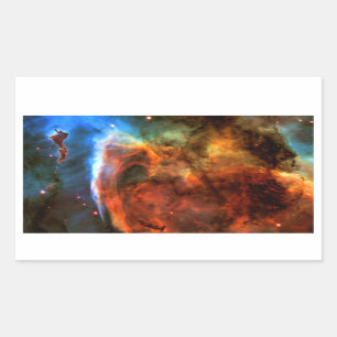 Sticker Rectangulaire Nebula et Digitus Impudicus