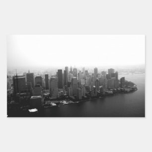 Sticker Rectangulaire New York Skyline