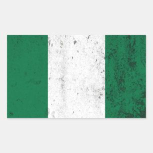 Sticker Rectangulaire Nigéria